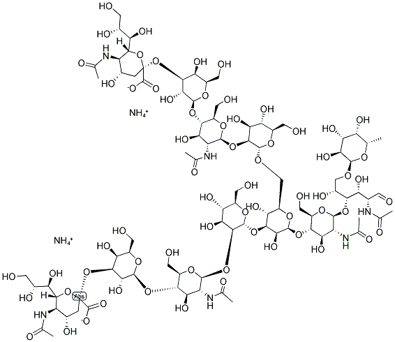 108341-22-6,MANNOTRIOSE-(FUCOSYL-DI-[N-ACETYLGLUCOSAMINE]), BIS(SIALYL-GALACTOSYL-N-ACETYLGLUCOSAMINYL)-AMMONIUM SALT