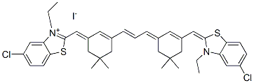 108626-72-8,5-CHLORO-2-((3-[(E)-3-(3-([5-CHLORO-3-ETHYL-1,3-BENZOTHIAZOL-2(3H)-YLIDENE]METHYL)-5,5-DIMETHYL-2-CYCLOHEXEN-1-YLIDENE)-1-PROPENYL]-5,5-DIMETHYL-2-CYCLOHEXEN-1-YLIDENE)METHYL)-3-ETHYL-1,3-BENZOTHIAZOL-3-IUM IODIDE