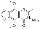 108676-49-9,1,3-Dioxolo[4,5-g]quinazolin-8(7H)-one,  7-amino-4,9-dimethoxy-6-methyl-