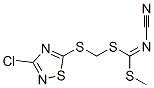 109305-66-0,[(3-CHLORO-1,2,4-THIADIAZOL-5-YLTHIO)METHYL] METHYL CYANOCARBONIMIDODITHIOATE