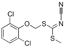 109349-02-2,[(2,6-DICHLOROPHENOXY)METHYL] METHYL CYANOCARBONIMIDODITHIOATE