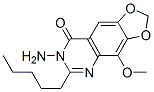 109409-16-7,1,3-Dioxolo[4,5-g]quinazolin-8(7H)-one,  7-amino-4-methoxy-6-pentyl-