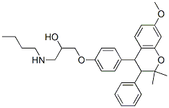 109736-12-1,1-butylamino-3-[4-(7-methoxy-2,2-dimethyl-3-phenyl-chroman-4-yl)phenox y]propan-2-ol