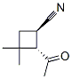 109900-64-3,Cyclobutanecarbonitrile, 2-acetyl-3,3-dimethyl-, trans- (9CI)