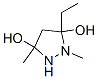 109954-04-3,3,5-Pyrazolidinediol,  5-ethyl-1,3-dimethyl-