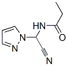 110023-60-4,Propanamide,  N-(cyano-1H-pyrazol-1-ylmethyl)-