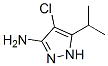 110086-10-7,1H-Pyrazol-3-amine,  4-chloro-5-(1-methylethyl)-