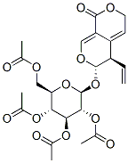 11019-08-2,(5R-trans)-5,6-dihydro-6-[(2,3,4,6-tetra-O-acetyl-beta-D-glucopyranosyl)oxy]-5-vinyl-1H,3H-pyrano[3,4-c]pyran-1-one