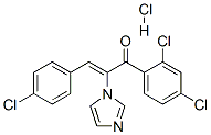 110232-91-2,2-Propen-1-one,  3-(4-chlorophenyl)-1-(2,4-dichlorophenyl)-2-(1H-imidazol-1-yl)-,  monohydrochloride  (9CI)