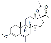 1104-99-0,17-hydroxy-3-methoxy-6-methylpregna-3,5-dien-20-one acetate