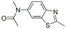 110460-00-9,Acetamide, N-methyl-N-(2-methyl-6-benzothiazolyl)- (9CI)
