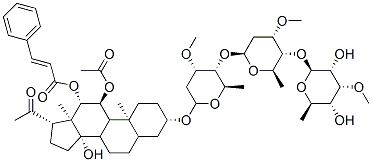11051-90-4,[(3S,10S,11S,12S,13S,14S,17S)-17-acetyl-11-acetyloxy-3-[(2S,4S,5R,6R)-5-[(2S,4S,5R,6R)-5-[(2S,3R,4R,5R,6R)-3,5-dihydroxy-4-methoxy-6-methyl-oxan-2-yl]oxy-4-methoxy-6-methyl-oxan-2-yl]oxy-4-methoxy-6-methyl-oxan-2-yl]oxy-14-hydroxy-10,13-dimethyl-1,2,3,4,5