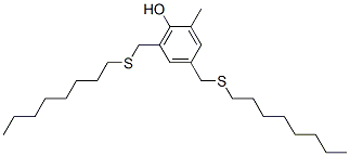 110553-27-0,2-Methyl-4,6-bis(octylsulfanylmethyl)phenol