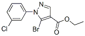110821-39-1,ETHYL 5-BROMO-1-(3-CHLOROPHENYL)-1H-PYRAZOLE-4-CARBOXYLATE
