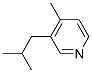 110823-92-2,Pyridine, 4-methyl-3-(2-methylpropyl)- (9CI)