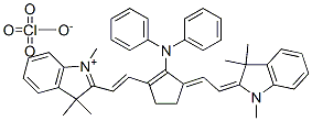 110992-57-9,2-((E)-2-(2-(DIPHENYLAMINO)-3-[(E)-2-(1,3,3-TRIMETHYL-1,3-DIHYDRO-2H-INDOL-2-YLIDENE)ETHYLIDENE]-1-CYCLOPENTEN-1-YL)ETHENYL)-1,3,3-TRIMETHYL-3H-INDOLIUM PERCHLORATE