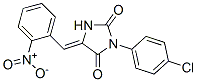 111243-96-0,(5Z)-3-(4-chlorophenyl)-5-[(2-nitrophenyl)methylidene]imidazolidine-2, 4-dione