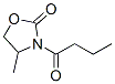 111292-83-2,2-Oxazolidinone,  4-methyl-3-(1-oxobutyl)-