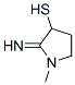 111300-02-8,3-Pyrrolidinethiol,2-imino-1-methyl-