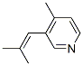 111422-56-1,Pyridine, 4-methyl-3-(2-methyl-1-propenyl)- (9CI)