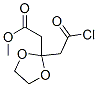 111463-18-4,METHYL 2-(2-((CHLOROCARBONYL)METHYL)-1,3-DIOXOLAN-2-YL)ACETATE