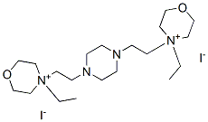 111530-29-1,4-ethyl-4-[2-[4-[2-(4-ethyl-1-oxa-4-azoniacyclohex-4-yl)ethyl]piperazi n-1-yl]ethyl]-1-oxa-4-azoniacyclohexane diiodide