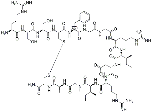 111863-73-1,ARG-SER-SER-CYS-PHE-GLY-GLY-ARG-ILE-ASP-ARG-ILE-GLY-ALA-CYS-NH2