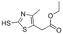 111874-19-2,Ethyl 2-(2-mercapto-4-methyl-1,3-thiazol-5-yl)acetate