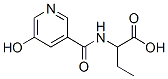 112193-37-0,Butanoic  acid,  2-[[(5-hydroxy-3-pyridinyl)carbonyl]amino]-
