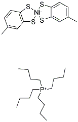 112527-19-2,TETRABUTYLPHOSPHONIUMBIS(4-METHYL-1,2-BENZENEDITHIOLATO)NICCOLATE(III)