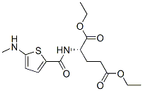 112889-02-8,Diethyl N-[5-methylamino-2-thenoyl]-L-glutamate