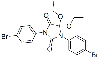 113567-53-6,1,3-BIS(4-BROMOPHENYL)-5,5-DIETHOXY-2,4-IMIDAZOLIDINEDIONE