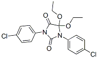 113569-25-8,1,3-BIS(4-CHLOROPHENYL)-5,5-DIETHOXY-2,4-IMIDAZOLIDINEDIONE