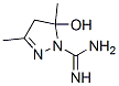 113722-30-8,1H-Pyrazole-1-carboximidamide,  4,5-dihydro-5-hydroxy-3,5-dimethyl-