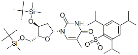 114021-22-6,3',5'-BIS-O-(T-BUTYLDIMETHYLSILYL)-O4-(2,4,6-TRIISOPROPYL-PHENYLSULFONYL)THYMIDINE