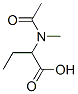 114126-84-0,Butanoic  acid,  2-(acetylmethylamino)-