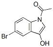 114165-30-9,1-ACETYL-5-BROMO-3-HYDROXYINDOLE