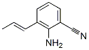 114345-13-0,Benzonitrile,  2-amino-3-(1-propenyl)-  (9CI)