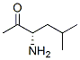 114416-27-2,2-Hexanone, 3-amino-5-methyl-, (S)- (9CI)