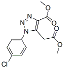 114462-77-0,METHYL 1-(4-CHLOROPHENYL)-5-(2-METHOXY-2-OXOETHYL)-1H-1,2,3-TRIAZOLE-4-CARBOXYLATE