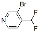 114468-05-2,Pyridine, 3-bromo-4-(difluoromethyl)- (9CI)