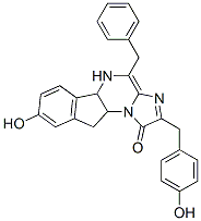 114540-25-9,1H-Imidazo[1,2-a]indeno[1,2-e]pyrazin-1-one,  5,5a,10,10a-tetrahydro-8-hydroxy-2-[(4-hydroxyphenyl)methyl]-4-(phenylmethyl)-