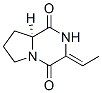 114604-89-6,Pyrrolo[1,2-a]pyrazine-1,4-dione, 3-ethylidenehexahydro-, (3Z,8aS)- (9CI)