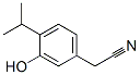 114649-71-7,Benzeneacetonitrile, 3-hydroxy-4-(1-methylethyl)- (9CI)
