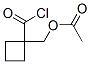 114671-91-9,Cyclobutanecarbonyl chloride, 1-[(acetyloxy)methyl]- (9CI)