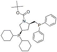 114751-47-2,(2R,4R)-N-TERT-BUTOXYCARBONYL-4-(DICYCLOHEXYLPHOSPHINO)-2-[(DIPHENYLPHOSPHINO)METHYL]PYRROLIDINE