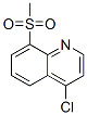 114935-95-4,Quinoline,  4-chloro-8-(methylsulfonyl)-
