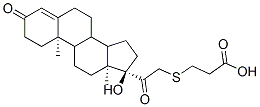 114967-87-2,3-[2-[(10R,13S,17R)-17-hydroxy-10,13-dimethyl-3-oxo-2,6,7,8,9,11,12,14,15,16-decahydro-1H-cyclopenta[a]phenanthren-17-yl]-2-oxo-ethyl]sulfanylpropanoic acid
