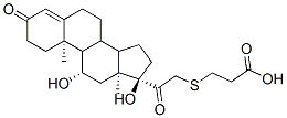 114967-88-3,3-[2-[(10R,11S,13S,17R)-11,17-dihydroxy-10,13-dimethyl-3-oxo-2,6,7,8,9,11,12,14,15,16-decahydro-1H-cyclopenta[a]phenanthren-17-yl]-2-oxo-ethyl]sulfanylpropanoic acid