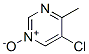 114969-55-0,Pyrimidine, 5-chloro-4-methyl-, 1-oxide (9CI)